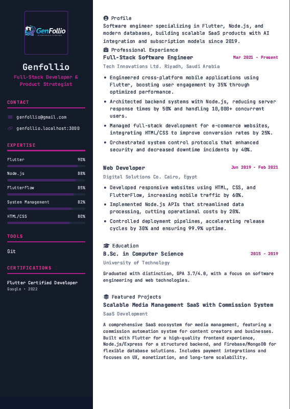CV Template 11